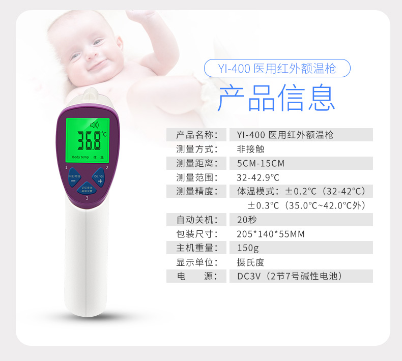 ?紅外額溫槍量哪里準確？